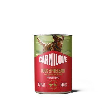 Корм вологий Carnilove Duck & Pheasant для собак паштет качка і фазан 400 г 101388 фото