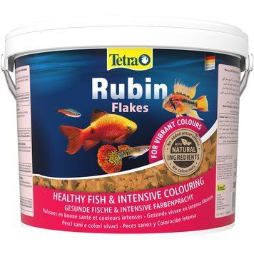 Корм Tetra Rubin Flakes для акваріумних рибок для забарвлення пластівці 2,05 кг/ 10 л 769922 фото