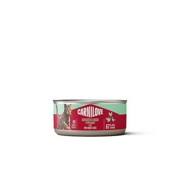 Корм вологий Carnilove Chicken, Duck & Pheasant для котів паштет курка, качка і фазан 100 г 101391 фото