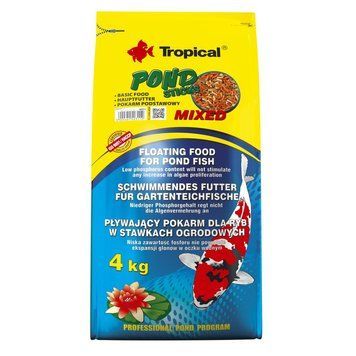 Корм Tropical Pond Sticks Mixed для ставкових риб пластівці 4 кг/ 50 л 40311 фото