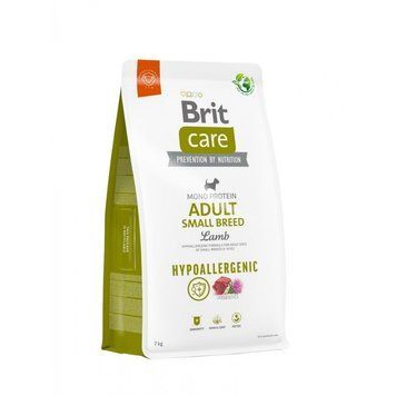 Корм сухий Brit Care Dog Hypoallergenic Adult Small Breed для дорослих собак малих порід від 1 до 10 кг гіпоалергенний з ягн 172651 фото