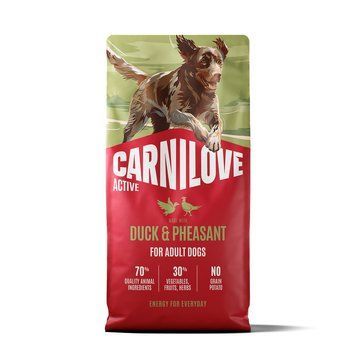 Корм сухий Carnilove Active Duck & Pheasant для cобак качка і фазан 12 кг 173684 фото