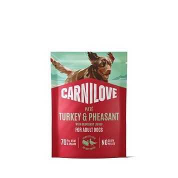 Корм вологий Carnilove Turkey & Pheasant with Raspberry Leaves для собак паштет індичка і фазан з листям малини 300 г 112429 фото