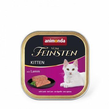 Корм вологий Vom Feinsten Kitten with Lamb для кошенят з ягнятиною 100 г AM-83236 фото