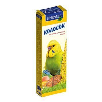 Набор Колосок для попугая яичный 140г*2шт 50% на вторую упаковку АКЦИЯ 2148 фото