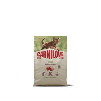 Корм сухий Carnilove True Fresh Duck Sterilised для стерилізованих котів качка 2 кг 173761 фото