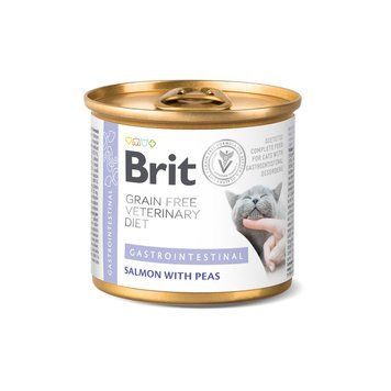Корм вологий Brit Grain Free Veterinary Diets Gastrointestinal для котів при проблемах з травленням з лососем та зеленим гор 100712 фото