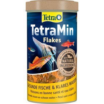 Корм Tetra Min Flakes для акваріумних рибок пластівці 100 г/500 мл 735019 фото