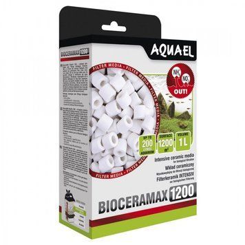 Вкладиш Aquael для фільтра BioCeraMax Ultrapro 1200 керамічні кільця 1 л 106612 /53969 фото