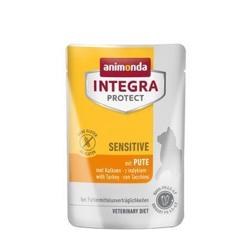 Корм ветеринарний вологий Integra Protect Sensitive with Turkey для котів з харчовою непереносимістю з індичкою пауч 85г 86720IPR фото