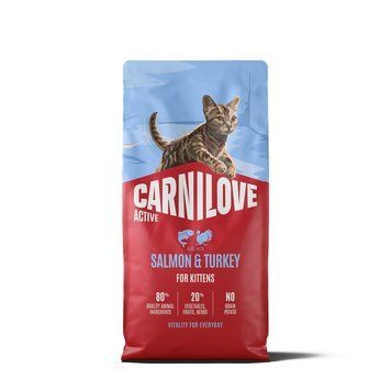 Корм сухий Carnilove Active Salmon & Turkey Kitten для кошенят лосось та індичка 6 кг 173708 фото