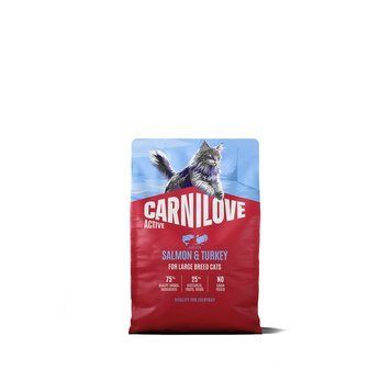 Корм сухий Carnilove Active Salmon & Turkey Large Breed для котів великих порід лосось та індичка 2 кг 173716 фото